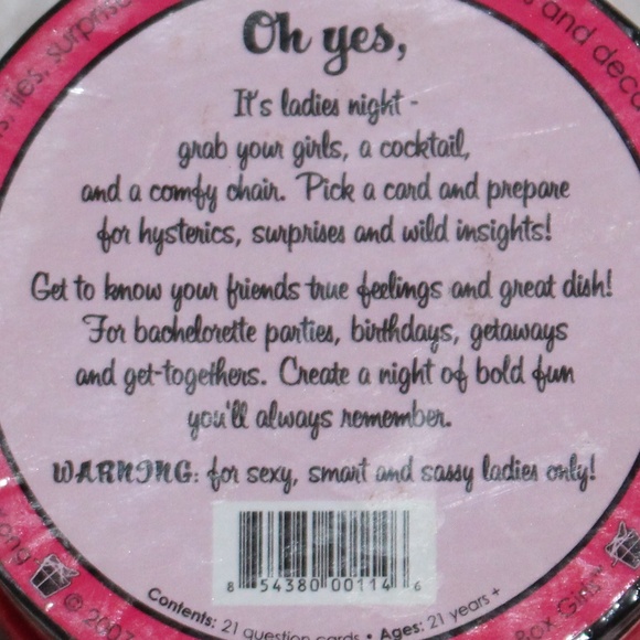 The Girls Night Mini Box of Questions Ladies Night - Picture 3 of 7
